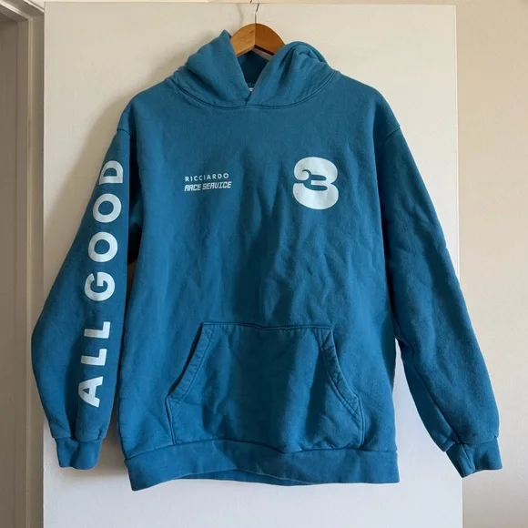 Formula 1 McLaren F1 Daniel Ricciardo RIC3 All Good All Ways Rare Hoodie size M - Picture 2 of 5